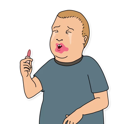 💅 Стикер «King of the Hill» для Telegram