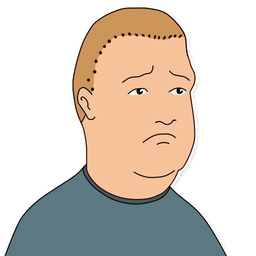 😟 Стикер «King of the Hill» для Telegram