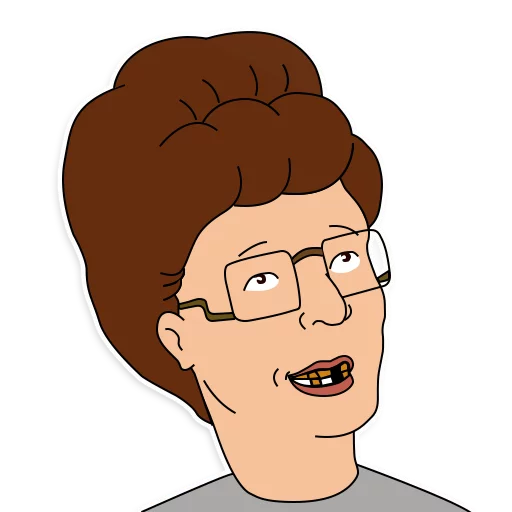 😬 Стикер «King of the Hill» для Telegram