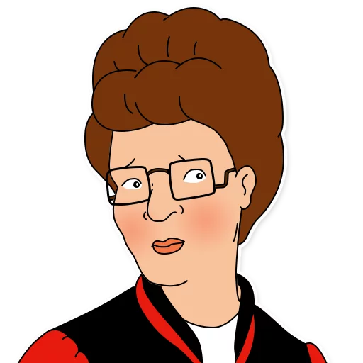☺️ Стикер «King of the Hill» для Telegram