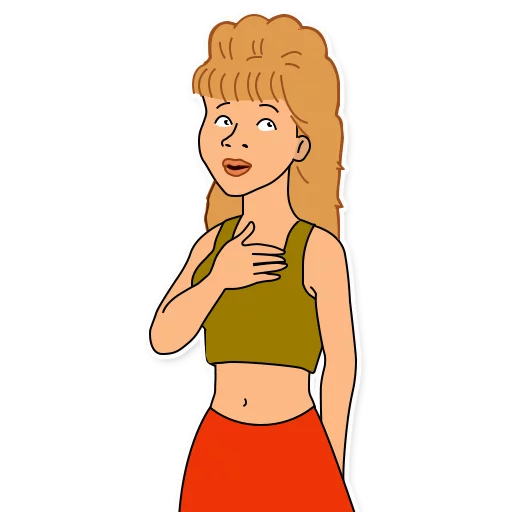 😅 Стикер «King of the Hill» для Telegram