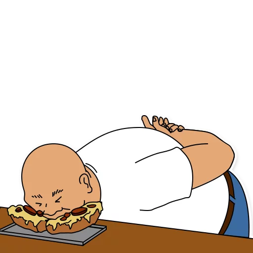 🍕 Стикер «King of the Hill» для Telegram