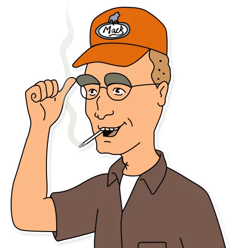 😃 Стикер «King of the Hill» для Telegram