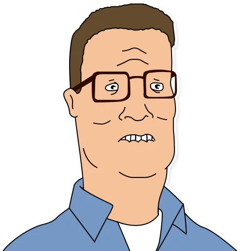 😯 Стикер «King of the Hill» для Telegram