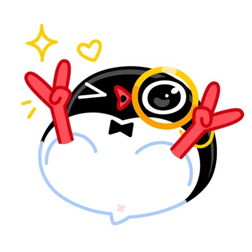 😘 Стикер «Приличный Пингвин» для Telegram