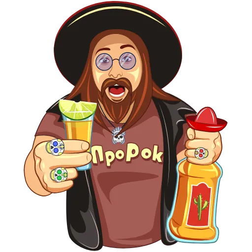 Стикерпак ProRock band для Telegram