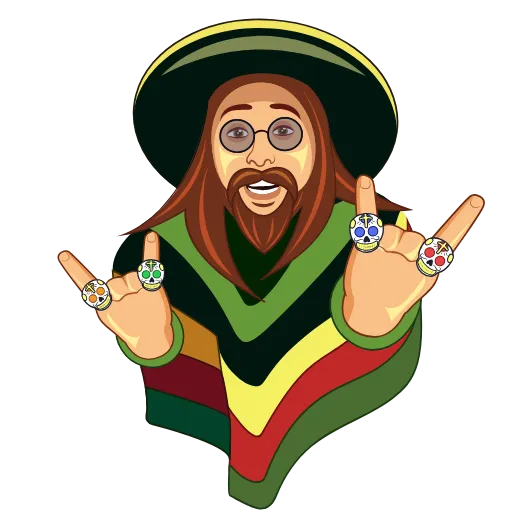 🤘 Стикер «ProRock band» для Telegram