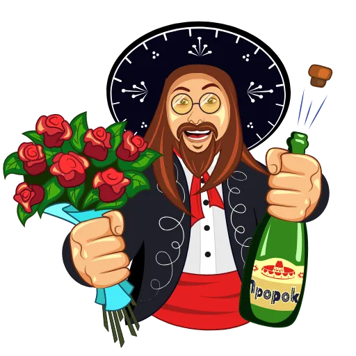 ❤️ Стикер «ProRock band» для Telegram