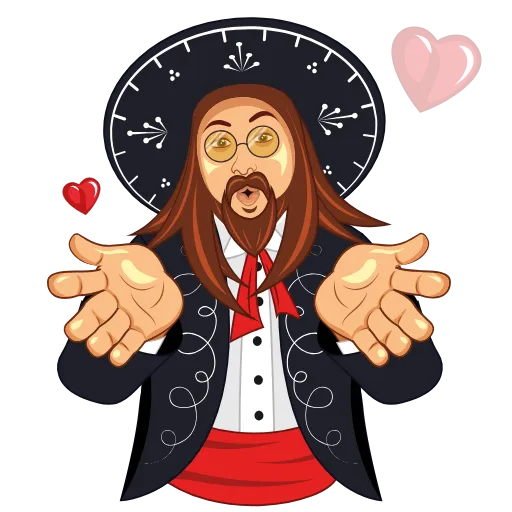🥰 Стикер «ProRock band» для Telegram