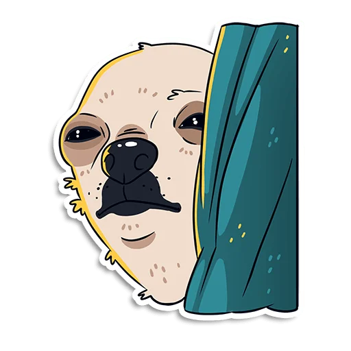 😑 Стикер «Котики и песики» для Telegram