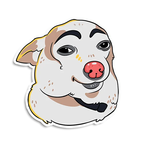 😏 Стикер «Котики и песики» для Telegram