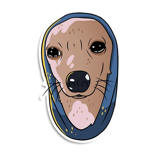 😢 Стикер «Котики и песики» для Telegram