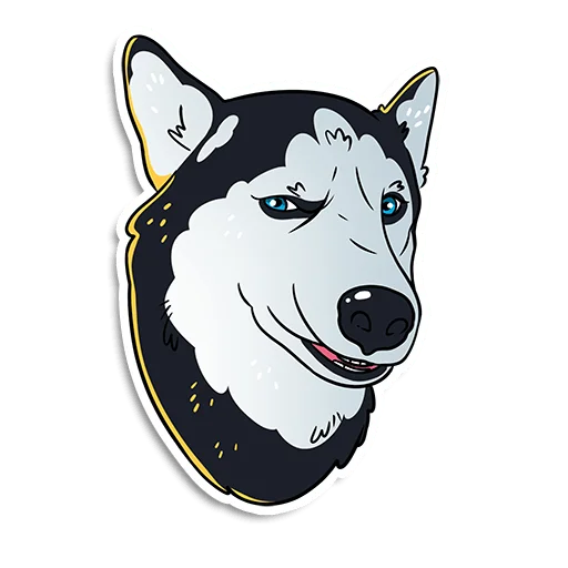 🤨 Стикер «Котики и песики» для Telegram