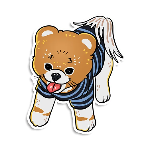 😇 Стикер «Котики и песики» для Telegram