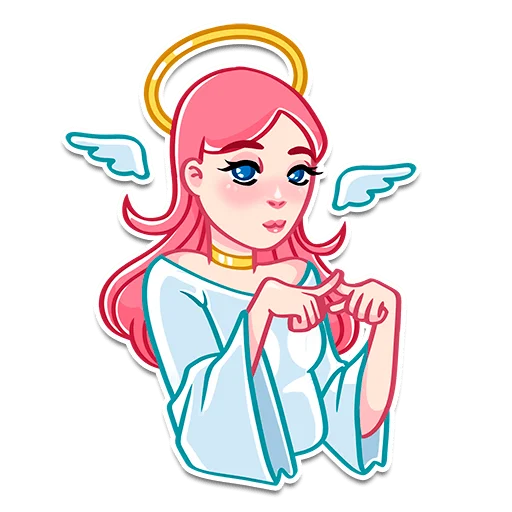 ☺️ Стикер «Prosto Ангелы и Демоны» для Telegram