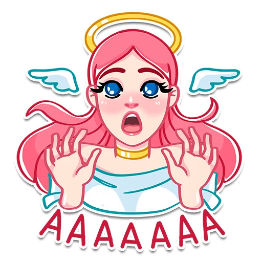 😱 Стикер «Prosto Ангелы и Демоны» для Telegram