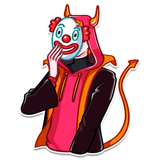 🤡 Стикер «Prosto Ангелы и Демоны» для Telegram