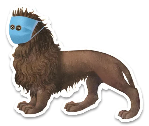 🦁 Стикер «Plague» для Telegram
