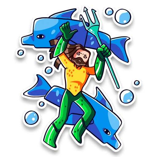 🐬 Стикер «ПростоГерои Простокрафта» для Telegram