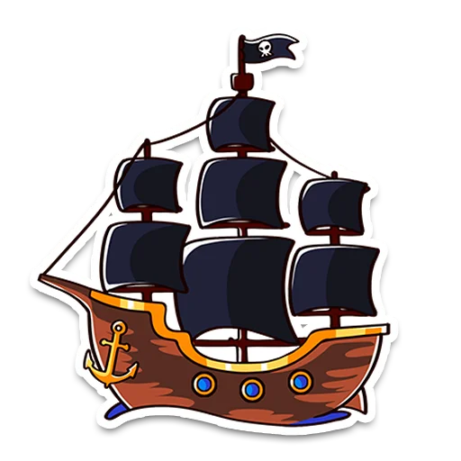⛵️ Стикер «ProstoПират» для Telegram