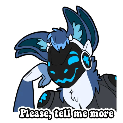 😏 Стикер «Zephy The Protogen» для Telegram