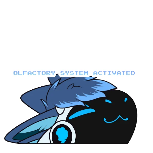 👃 Стикер «Zephy The Protogen» для Telegram