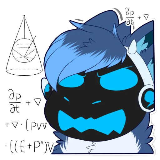 ❔ Стикер «Zephy The Protogen» для Telegram