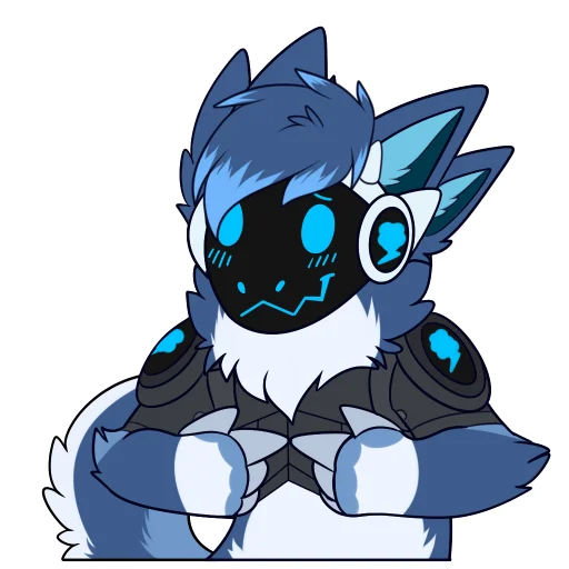 👉 Стикер «Zephy The Protogen» для Telegram