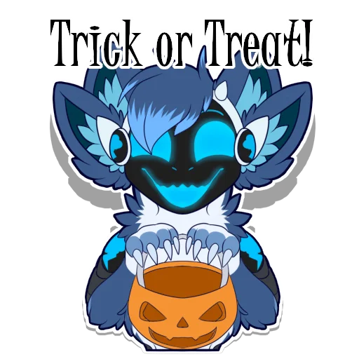 🍬 Стикер «Zephy The Protogen» для Telegram