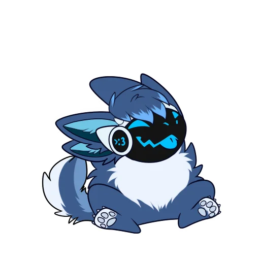 😦 Стикер «Zephy The Protogen» для Telegram
