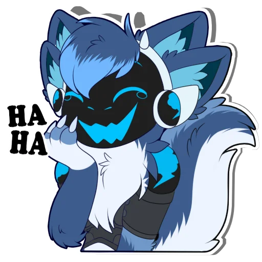 😂 Стикер «Zephy The Protogen» для Telegram