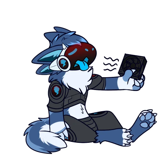 ☀️ Стикер «Zephy The Protogen» для Telegram