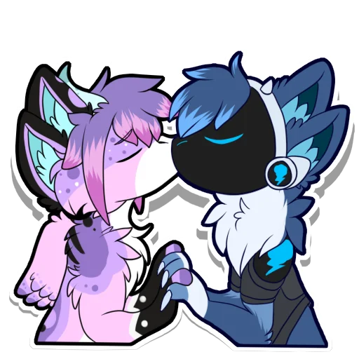 😘 Стикер «Zephy The Protogen» для Telegram