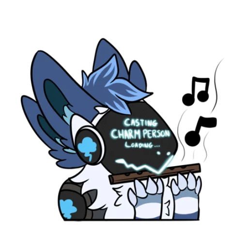 🎵 Стикер «Zephy The Protogen» для Telegram