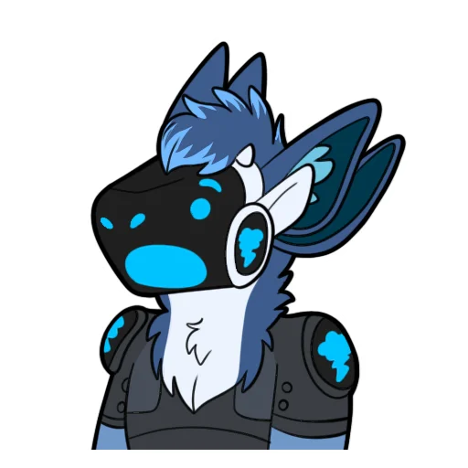 😮 Стикер «Zephy The Protogen» для Telegram