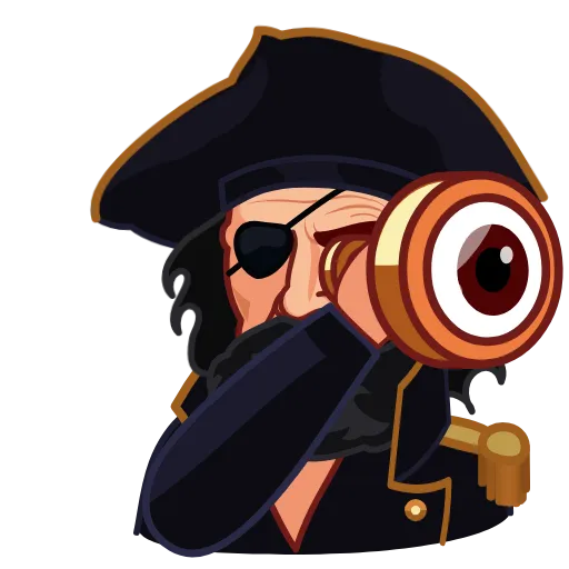 Стикерпак Пират для Telegram