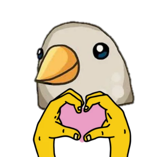 🐦 Стикер «Pru» для Telegram