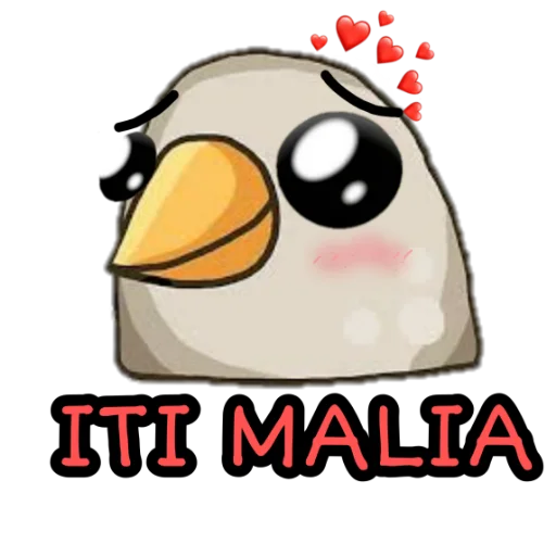 🐦 Стикер «Pru» для Telegram