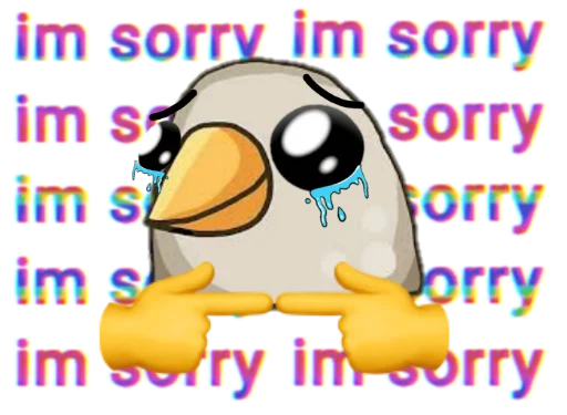🐦 Стикер «Pru» для Telegram
