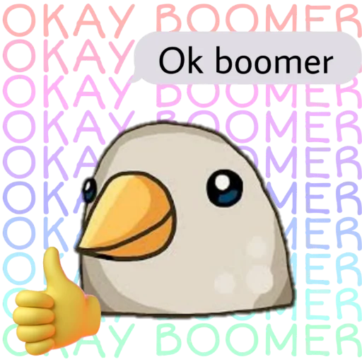 🐦 Стикер «Pru» для Telegram