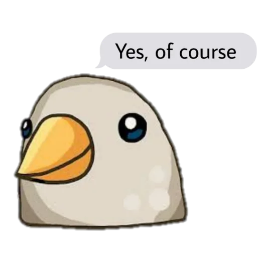🐦 Стикер «Pru» для Telegram