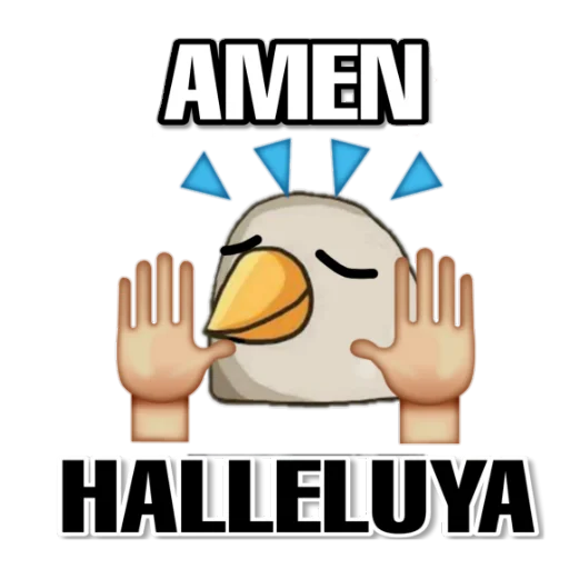 🐦 Стикер «Pru» для Telegram