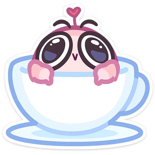 ☕ Стикер «Паучок Пряник» для Telegram