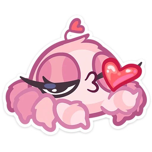 😘 Стикер «Паучок Пряник» для Telegram