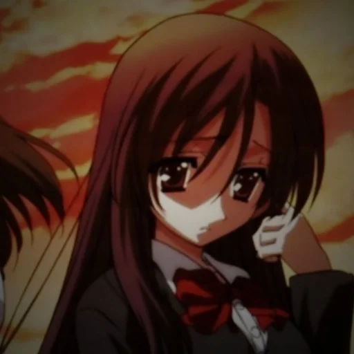 ☁ Стикер «School days / Kotonoha» для Telegram