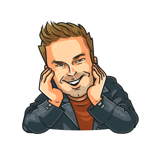 🤗 Стикер «Полицейский с Рублевки Без Текста» для Telegram