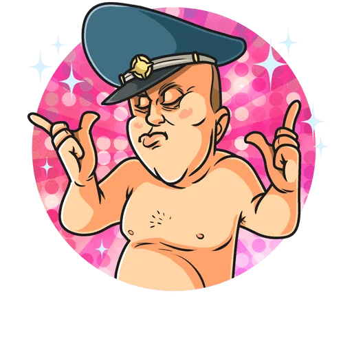 🕺 Стикер «Полицейский с Рублевки Без Текста» для Telegram