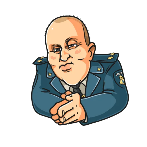 😈 Стикер «Полицейский с Рублевки Без Текста» для Telegram