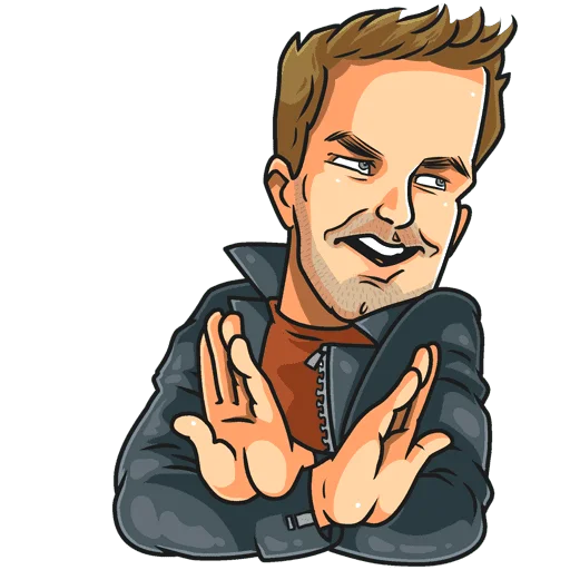 🙅‍♂️ Стикер «Полицейский с Рублевки Без Текста» для Telegram
