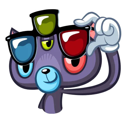 👓 Стикер «Psy C» для Telegram
